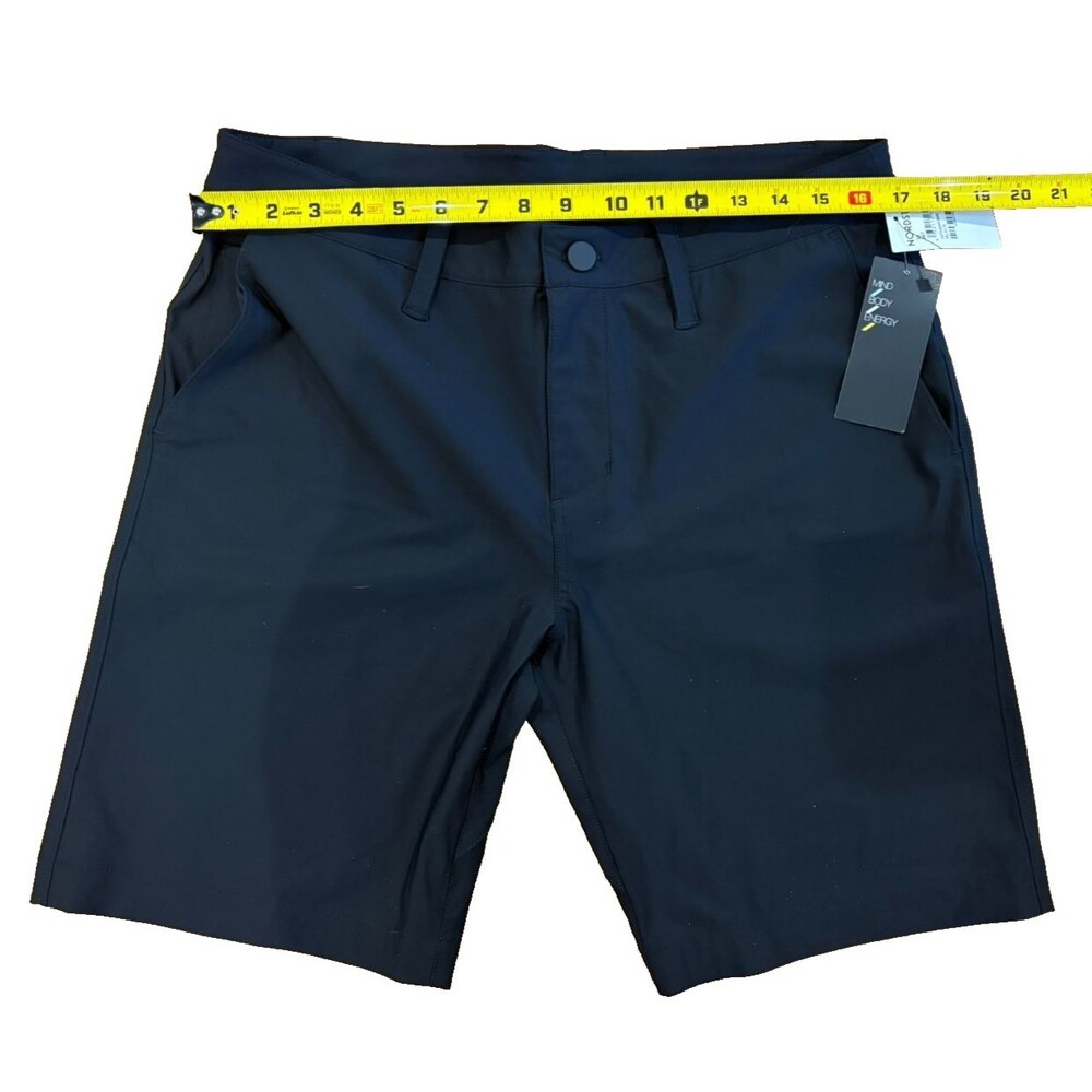 ZELLA Shorts Mens Size 33 Nordstrom Black Stretch Performance Golf  NWT MSRP $59